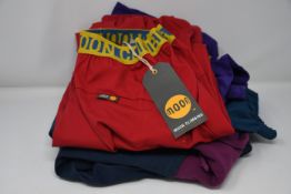 Five pairs of assorted as new Moon Climbing rock climbing trousers (Four pairs without tags but as
