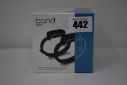 One pair of boxed as new Bond Touch smart bracelets (Bond002).
