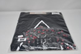 A ladies as new Christopher Kane Naturotica long-sleeve T-shirt in black (M).