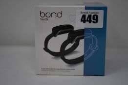 One pair of boxed as new Bond Touch smart bracelets (Bond002).