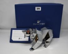 An as new Swarovski Bear crystal figurine by Arran Gregory 5268094.