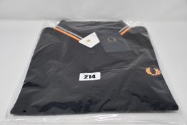 Three as new Fred Perry Made In Japan Pique shirts (S, M, L).