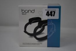 One pair of boxed as new Bond Touch smart bracelets (Bond002).