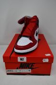 A pair of women's as new Nike Jordan 1 High OG trainers (UK 5.5).