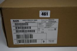 Forty eight pairs of as new Mapa Krytech 580 supported nitrile gloves (Size: 9).