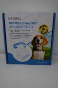 Five boxed as new Omorc Professional Pet Hair Clipper Kits (GD077B).