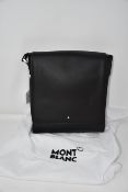 An as new Montblanc Meisterstück Soft Grain North South bag (RRP £600).