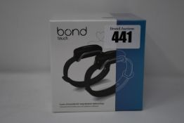 One pair of boxed as new Bond Touch smart bracelets (Bond002).