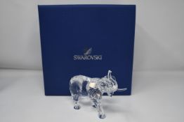 A boxed as new Swarovski crystal elephant 5266336 (RRP £240).