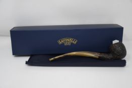 An as new Savinelli 1876 Ginger's Favourite rust brown pipe.