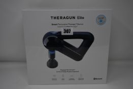One boxed as new Theragun Elite massager (Smart percussive therapy device).