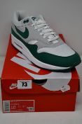 A pair of as new Nike Air Max 1 trainers (UK 9).