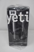 One boxed as new Blue Yeti Blackout USB microphone.