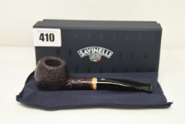An as new Savinelli 1876 New Oscar Brownblast 6mm pipe.