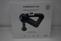 One boxed as new Theragun Elite massager (Smart percussive therapy device).