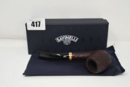 An as new Savinelli 1876 New Oscar Brownblast 6mm pipe.