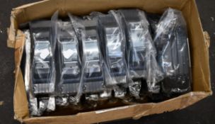 Twenty Electrak 3 Gang Rotatable Socket Modules (IAB503R) and six Electrak Protection Modules with