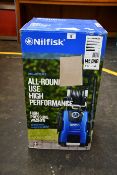 A boxed as new Nilflex high pressure washer (145 Bar).