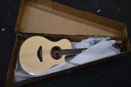 One boxed as new Yamaha APX700II NT guitar.