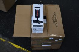 One box of twelve as new Intex Hi Output Air pumps double quick (11 1/2 inch).