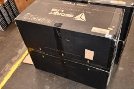 A boxed as new Secretlab Titan Prime 2.0 PU leather gaming chair in black.