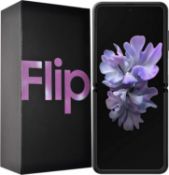 A boxed as new Samsung Galaxy Z Flip Android Mobile Phone SM-F700F/DS 256GB in Mirror Purple.