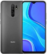 A boxed as new Redmi 9 Android Mobile Phone 4GB RAM 64GB Storage in Carbon Grey. Requires UK Plug-