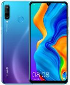 A boxed as new Huawei P30 Lite Android Mobile Phone MAR-LX1A 6GB RAM 128GB Storage in Peacock