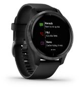 A boxed as new Garmin Venu AMOLED GPS Smartwatch