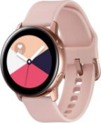 A boxed as new Samsung Galaxy Watch Active SM-R500 in Rose Gold