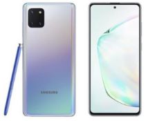 A boxed as new Samsung Note 10 Lite Android Mobile Phone SM-N770F/DS 128GB in Aura Glow. Requires UK