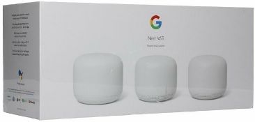 A boxed as new Google Nest Wifi. H2D and H2E. Router and 2 points.