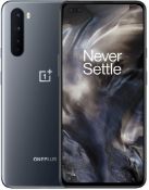 A boxed as new OnePlus Nord Android Mobile Phone AC2003 8GB RAM 128GB Storage in Gray Onyx UK Plug