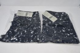 Two pairs of as new Sweaty Betty Power 7/8 workout leggings (L - RRP £75 each).