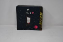 A boxed as new Ordnance Survey Trail 2 GPS hiking device (Seal broken to check contents).