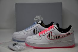 A pair of as new Nike Air Force 1 '07 trainers (UK 5).