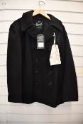 One as new Gloverall Admirality Black Peacoat size XS (MC3218EM-CPC).
