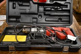 A pre-owned Milwaukee DD2-160XE 240V Dry Diamond Drill (Body only).