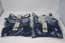 Five as new Sweaty Betty Foundation seamless bras (All M - RRP £40 each).