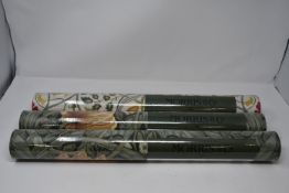 Three rolls of William Morris wallpaper, two assorted designs.