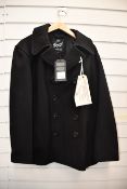 One as new Gloverall Admirality Black Peacoat size XS (MC3218EM-CPC).