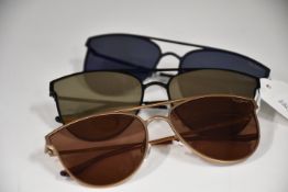 Three pairs of as new Pepe Jeans Dylan sunglasses (No cases).