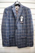 An as new Ben Sherman check suit jacket with retro speaker lining (38 Regular - RRP £119).