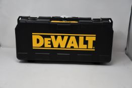 One boxed as new DeWalt 230V 115mm Mini Grinder (Model: DWE4206K).