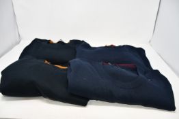 Four as new Ben Sherman crew neck jumpers (Sizes M, 2 x XL, XXL - RRP £42 each).