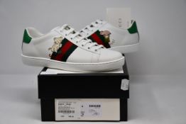 A pair of as new Gucci Ace Pork Cat sneakers (EU 37 - RRP £525).
