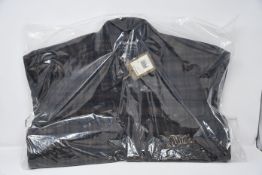 A men's as new Filson Beartooth Camp Jacket Shirt in black and brown (XS).