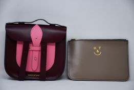 An as new Honey & Toast Rocket scooter satchel (RRP £70) together with a Bailey zip pouch (RRP £