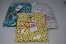 Four items of as new Faithfull The Brand clothing; Sage mini dress (M), Bel Rose top (S), Lenora top