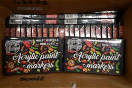 Thirty two Craft Art Design multi surface acrylic paint markers.